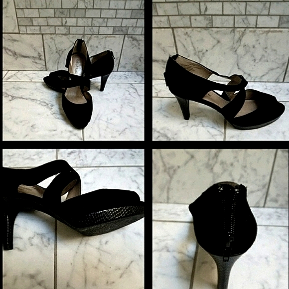 Katie & Kelly Suede and Faux Snakeskin Pumps!